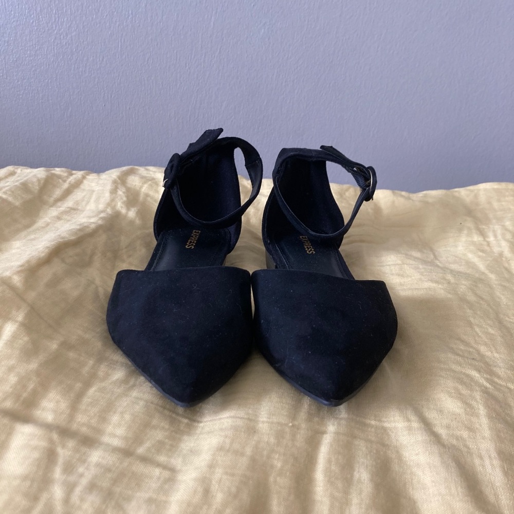 Express Black Ballet Flats
